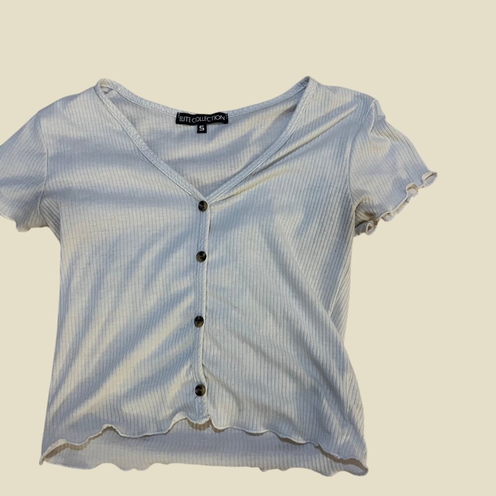 Ruffled T Shirt